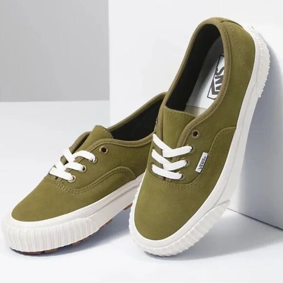 Vans Shoes - VANS Authentic 44 Lug DX Anaheim Shoes Skate Sneaker Size 6 Olive Green NEW